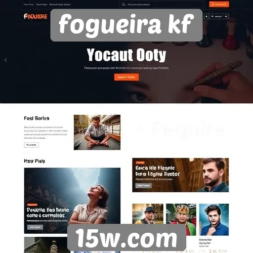 evolução do design do site fogueira kf